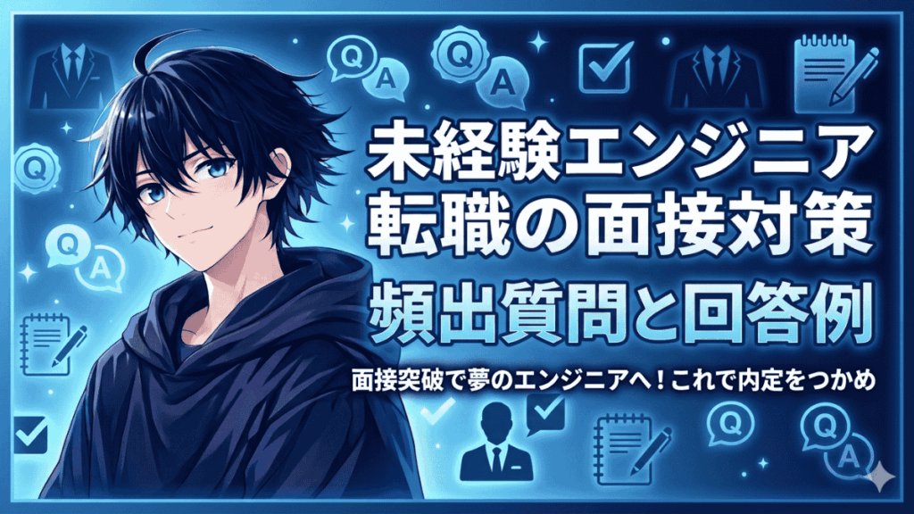 未経験エンジニア転職の面接対策｜頻出質問と回答例を完全解説