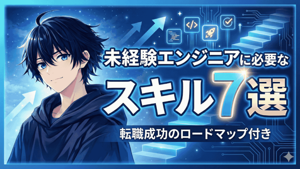 未経験エンジニアに必要なスキル7選【転職成功のロードマップ付き】