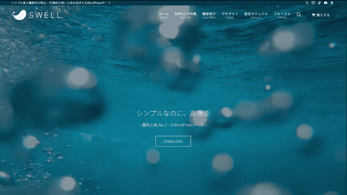 SWELL公式ページ