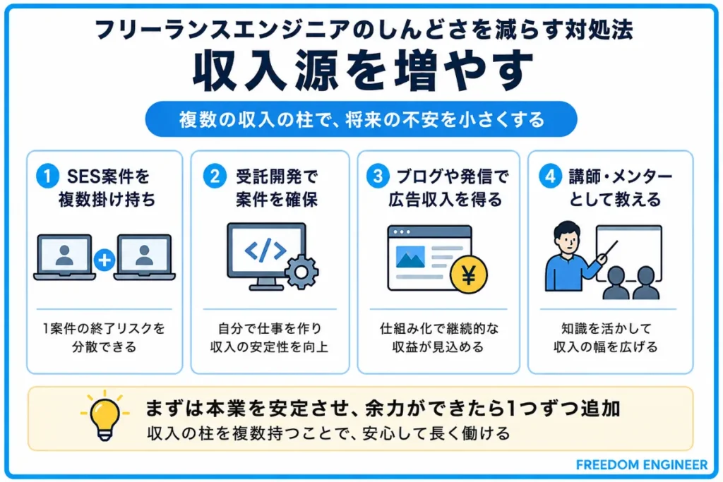 収入源を増やす