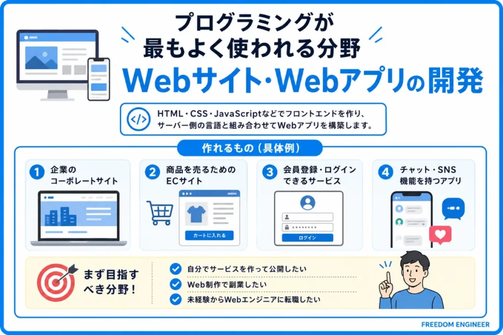 Webサイト・Webアプリの開発